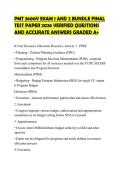 PMT&lowbar;3600V&lowbar;EXAM&lowbar;1&lowbar;AND&lowbar;2&lowbar;BUNDLE&lowbar;FINAL&lowbar;TEST&lowbar;PAPER&lowbar;2026&lowbar;VERIFIED&lowbar;QUESTIONS