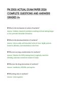 PN 2005 ACTUAL EXAM PAPER 2026 COMPLETE QUESTIONS AND ANSWERS GRADED A