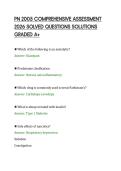 PN 2005 COMPREHENSIVE ASSESSMENT 2026 SOLVED QUESTIONS SOLUTIONS GRADED A&period;