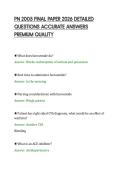 PN 2005 FINAL PAPER 2026 DETAILED QUESTIONS ACCURATE ANSWERS PREMIUM QUALITY