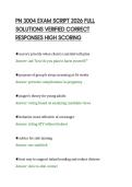 PN 3004 EXAM SCRIPT 2026 FULL SOLUTIONS VERIFIED CORRECT RESPONSES HIGH SCORING&period;pdf&NewLine;&NewLine;