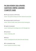 PN 3004 REVIEW 2026 UPDATED QUESTIONS VERIFIED ANSWERS COMPLETE GUIDE