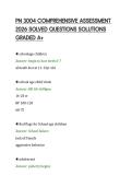 PN 3004 COMPREHENSIVE ASSESSMENT 2026 SOLVED QUESTIONS SOLUTIONS GRADED A