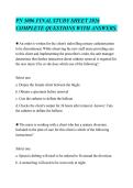 PN 3006 FINAL STUDY SHEET 2026 COMPLETE QUESTIONS WITH ANSWERS