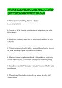 PN 3006 EXAM SCRIPT 2026 FULLY SOLVED QUESTIONS GUARANTEED TO PASS&period;