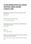 PN 3006 MIDTERM REVIEW 2026 UPDATED QUESTIONS VERIFIED ANSWERS COMPLETE GUIDE&period;pdf&NewLine;&NewLine;