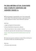 PN 3006 MIDTERM ACTUAL EXAM PAPER 2026 COMPLETE QUESTIONS AND ANSWERS GRADED A&period;pdf&NewLine;&NewLine;