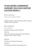 PN 4003 MIDTERM COMPREHENSIVE ASSESSMENT 2026 SOLVED QUESTIONS SOLUTIONS GRADED A