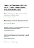 PN 4003 MIDTERM EXAM SCRIPT 2026 FULL SOLUTIONS VERIFIED CORRECT RESPONSES HIGH SCORING