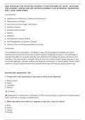 ORAL PATHOLOGY FOR THE DENTAL HYGIENIST 7TH EDITION IBSEN TEST BANK &ndash; QUESTIONS&NewLine;AND ANSWERS &vert; VERIFIED AND WELL DETAILED ANSWERS &vert; PLUS RATIONALES &vert; GUARANTEED&NewLine;PASS &vert; LATEST EXAM UPDATE