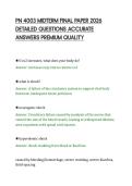 PN 4003 MIDTERM FINAL PAPER 2026 DETAILED QUESTIONS ACCURATE ANSWERS PREMIUM QUALITY&NewLine;