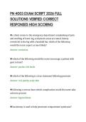 PN 4003 EXAM SCRIPT 2026 FULL SOLUTIONS VERIFIED CORRECT RESPONSES HIGH SCORING&NewLine;