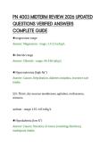 PN 4003 MIDTERM REVIEW 2026 UPDATED QUESTIONS VERIFIED ANSWERS COMPLETE GUIDE