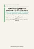 Indiana Navigator Exam &ndash; Indiana Department of Insurance &lpar;IDOI&rpar; &ndash; 2026&sol;2027 Academic Year &ndash; 60 Questions and Answers for Navigator Certification