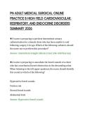 PN ADULT MEDICAL SURGICAL ONLINE PRACTICE B HIGH