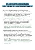 PN CERTIFICATION SCRIPT 2026 QUESTIONS WITH SOLUTIONS GRADED A&plus;