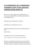 PN COMPREHENSIVE 2026 COMPREHENSIVE ASSESSMENT SCRIPT SOLVED QUESTIONS ANSWERS UPDATED REVIEW SET&period;pdf&NewLine;&NewLine;
