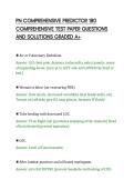 PN COMPREHENSIVE PREDICTOR 180 COMPREHENSIVE TEST PAPER QUESTIONS AND SOLUTIONS GRADED A&period;pdf&NewLine;&NewLine;