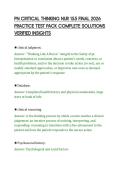 PN CRITICAL THINKING NUR 155 FINAL 2026 PRACTICE TEST PACK COMPLETE SOLUTIONS VERIFIED INSIGHTS&period;pdf&NewLine;&NewLine;