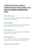 PN HESI EXIT EXAM 2026 COMPLETE QUESTIONS AND SOLUTIONS GRADED A PLUS PRACTICAL NURSING LICENSURE REVIEW GUIDE&period;pdf&NewLine;&NewLine;
