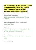 PN HESI NUTRITION EXIT VERSION 1 AND 2 COMPREHENSIVE STUDY GUIDE WITH NGN COMPLETE QUESTIONS AND ANSWERS VERIFIED FULL SOLUTION&period;pdf&NewLine;&NewLine;PN HESI NUTRITION EXIT VERSION 1 AND 2 COMPREHENSIVE STUDY GUIDE WITH NGN COMPLETE QUESTIONS AND ANSWERS VERIFIED FULL S
