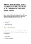 PN MENTAL HEALTH PROCTORED ATI EXAM 3 2026 PRACTICE EXAM PREMIUM QUESTIONS AND ACCURATE ANSWERS ONE HUNDRED PERCENT CORRECT&period;pdf&NewLine;&NewLine;