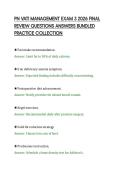PN VATI MANAGEMENT EXAM 3 2026 FINAL REVIEW QUESTIONS ANSWERS BUNDLED PRACTICE COLLECTION&period;pdf&NewLine;&NewLine;