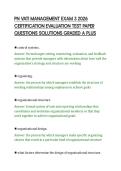 PN VATI MANAGEMENT EXAM 3 2026 CERTIFICATION EVALUATION TEST PAPER QUESTIONS SOLUTIONS GRADED A PLUS&period;pdf&NewLine;&NewLine;