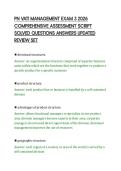 PN VATI MANAGEMENT EXAM 3 2026 COMPREHENSIVE ASSESSMENT SCRIPT SOLVED QUESTIONS ANSWERS UPDATED REVIEW SET&period;pdf&NewLine;&NewLine;