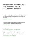 PN&lowbar;3006&lowbar;NURSING&lowbar;PATHOPHYSIOLOGY&lowbar;2026&lowbar;ASSESSMENT&lowbar;QUESTIONS&lowbar;SOLUTIONS