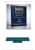 MBE Multistate Bar Examination &NewLine;2026&sol;2027 Comprehensive Quiz and Study Manual &NewLine;