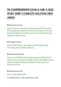 PN&lowbar;COMPREHENSIVE&lowbar;EXAM&lowbar;Q&lowbar;AND&lowbar;A&lowbar;2026&lowbar;STUDY&lowbar;SHEET&lowbar;COMPLETE&lowbar;SOLUTION