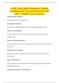 AADC Exam Study Flashcards&colon; Clinical&NewLine;Evaluation and Treatment Questions with&NewLine;100&percnt; Verified Correct Answers