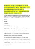NUR2811 MIDTERM EXAM REVIEW ICHS NURSING CAPSTONE 2026 2027 UPDATED QUESTIONS WITH CORRECT ANSWERS AND DETAILED RATIONALES GRADED A&plus;&NewLine;1&period; A client with leukemia is being considered for a bone marrow transplant&period; The healthcare team discusses the risks and b