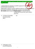 ABA EXAM PREP STUDY MANUAL Question and answers rated A&plus; 2026&sol;2027