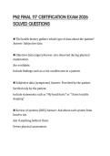 PN2 FINAL 117 CERTIFICATION EXAM 2026 SOLVED QUESTIONS&period;