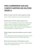 PN105 COMPREHENSIVE EXAM 2026 COMPLETE QUESTIONS AND SOLUTIONS GRADED A