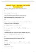 Ammo 51 Exam 1 Questions with Verified&NewLine;Correct Answers