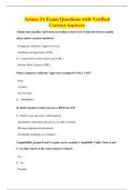 Ammo 51 Exam Questions with Verified&NewLine;Correct Answers