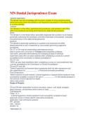Minnesota Dental Jurisprudence Exam &vert; Questions & Answers &vert; 2026 Study Guide
