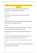 AMMO 51 MV Questions with Verified Correct&NewLine;Answers