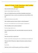Ammo-51 Study Guide Questions with Verified&NewLine;Correct Answers
