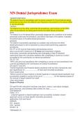 Minnesota Dental Jurisprudence Exam &vert; Questions & Answers &vert; 2026 Study Guide