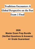 Traditions & Encounters&colon; A Global Perspective on the Past Exam 2 Final PDF &vert; AP World History Study Guide & Exam Review 2026