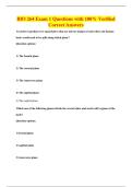BIO 264 Exam 1 Questions with 100&percnt; Verified&NewLine;Correct Answers