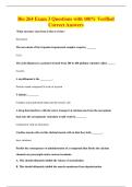 Bio 264 Exam 3 Questions with 100&percnt; Verified&NewLine;Correct Answers