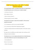 C468 Test Questions with 100&percnt; Verified&NewLine;Correct Answers