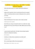 CAHIMS 1-12 Questions with 100&percnt; Verified&NewLine;Correct Answers