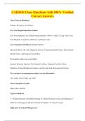 CAHIMS Class Questions with 100&percnt; Verified&NewLine;Correct Answers
