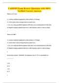 CAHIMS Exam Review Questions with 100&percnt;&NewLine;Verified Correct Answers
